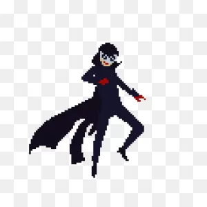 Artstation - Joker - Persona 5 Pixelart, Paulo Morales
