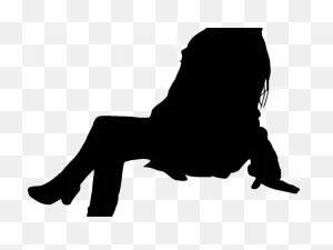 Person Sitting Silhouette - People Sitting Silhouette Clipart ClipartFlare.com 