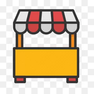 Booth, Food Stand, Kiosk, Market Stand, Vendor Icon - Download On ClipartFlare.com 