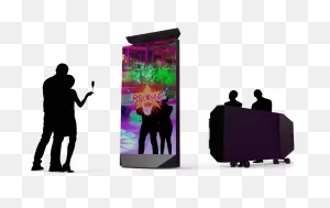 Tower Mirror Booth