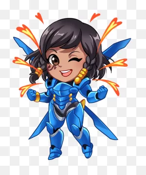 Pharah - Pharah Chibi Clipart - Full Size Clipart (#5443546 ClipartFlare.com 