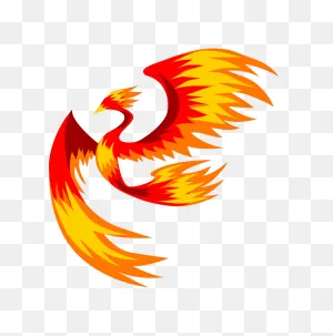 Flaming Phoenix Clipart Transparent - ClipartFlare