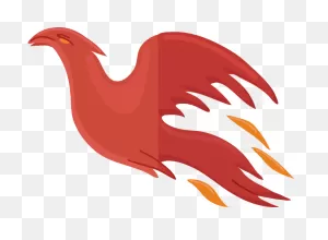 Red Phoenix Clipart Transparent - ClipartFlare