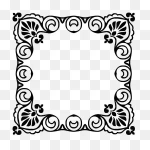 Borders And Frames Picture Frames Line Art Ornament - Inkadinkado ClipartFlare.com 