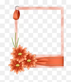 Flo-Frame-Brown | Frame Border Design, Clip Art Freebies, Frame Card