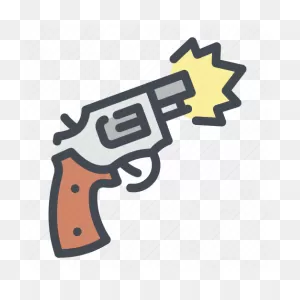 Gun, Pistol, Weapon, Shooting, Shooter, Revolver Icon - Download On ClipartFlare.com 
