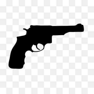 Pistol Gun Sticker