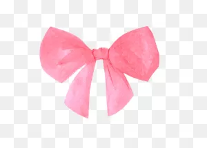 Bow Decoration Watercolor Pink - Free Image On ClipartFlare