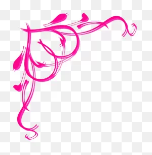 Pink Flower Border | Pink Heart Border Clip Art - Vector Clip Art ClipartFlare.com 