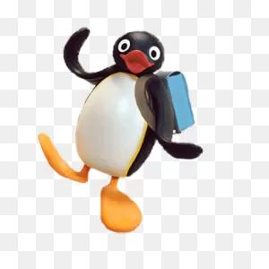 Pingu Going To School Transparent Png - Stickpng