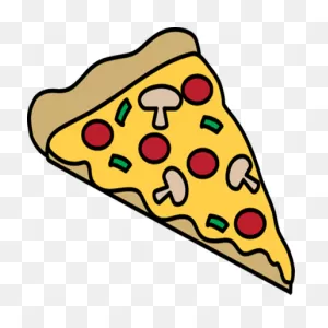 Pizza Clipart - Clip Art Pizza Slice - (420X420) Png Clipart Download