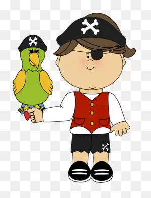 Pirate Girl With Parrot. | Pirate Clip Art, Pirate Images, Pirate ClipartFlare.com 