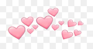 Pink #hearts #emoji #pinkemoji #heart #heartemoji - Love Hearts ClipartFlare.com 