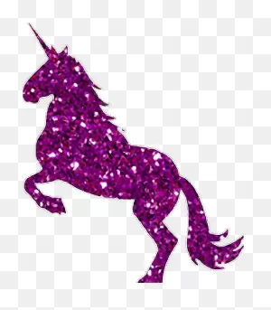 Download Hd Unicorn Glitter Pink Glittery Glitterunicorn - Design ClipartFlare.com 