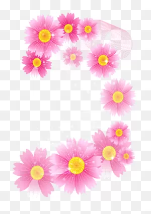 Download Hd Pink Flower Clipart Png - Flower Background For ClipartFlare.com 