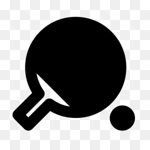 Free Icon | Table Tennis Racket And Ping Pong Ball