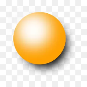 Orange Ping Pong Ball Png - ClipartFlare
