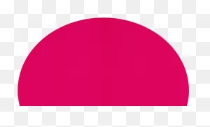 Download Pink Half Circle Png - Full Size Png Image - ClipartFlare
