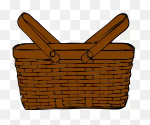 Basket Picnic Brown - Free Vector Graphic On ClipartFlare