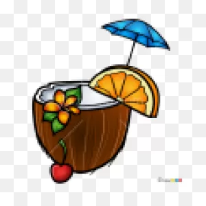 How To Draw Pina Colada, Coctails