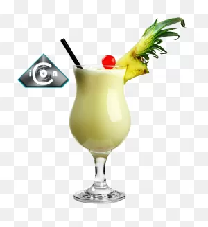 Pina Colada Cocktail Glass Clipart - Full Size Clipart (#5328160 ClipartFlare.com 