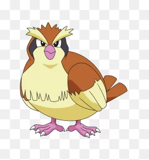 Pudgy Pidgey / Pidgey Rechoncho - Gordito (Anime) By Alexalan On ClipartFlare.com 
