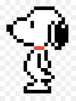 Snoopy - Spirited Away No Face Pixel Clipart - Full Size Clipart ClipartFlare.com 