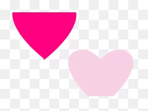 Download Heart Clipart Clipart Pink Double Heart - Pink Hearts ClipartFlare.com 