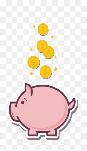 Piggy Bank With Coins Clipart. Free Download Transparent .png ClipartFlare.com 