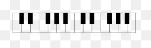 Cartoon Piano Keys Clipart - Full Size Clipart (#2765166) - ClipartFlare