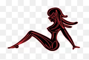 Pinstripe Pinup Black & Red – Gearheadforlife