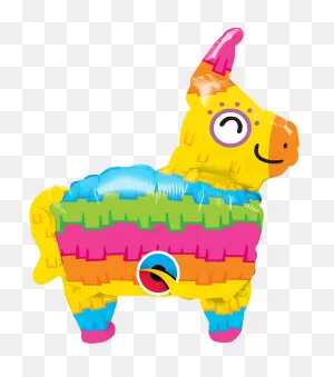 Rainbow Piñata 14″ Balloon (Requires Heat-Sealing)