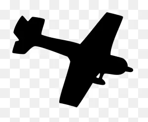 Clipart - Silhouette_Plane | Plane Silhouette, Silhouette, Clip Art