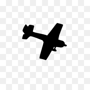 Simple Airplane Silhouette Transparent Background @ Pngimages.pics