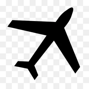Airplane Airport Flight Fly Plane Icon - Simple Darkcon