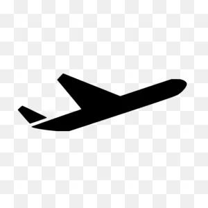 Black Airplane 57 Icon - Free Black Airplane Icons