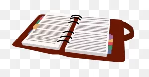 Dayplanner Clipart - Day Planner Clip Art - Png Download - Full ClipartFlare.com 