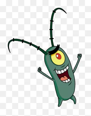 Plankton Spongebob Evil Use Usethis Sticker By @purplebxar