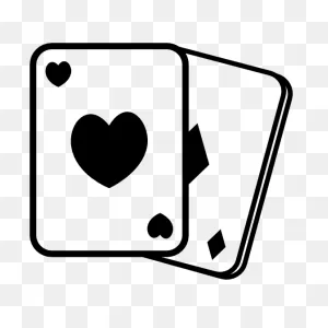 Playing Cards Hearts And Diamonds Sticker