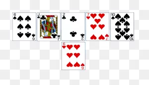 Playing Cards Clubs And Spades , Png Download - 7 Of Hearts ClipartFlare.com 