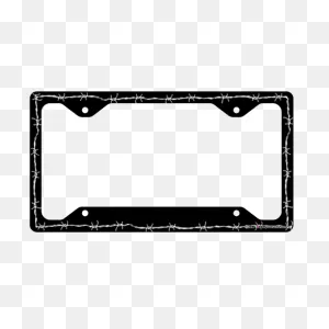 Barbed Wire License Plate Frames - Novelty Products