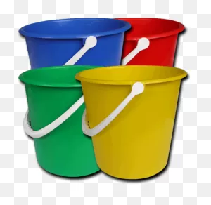 Plastic Bucket Yellow Clipart - Large Size Png Image - ClipartFlare