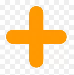 Plus - Clipart - Plus Icon Orange Png Transparent Png - Full Size ClipartFlare.com 