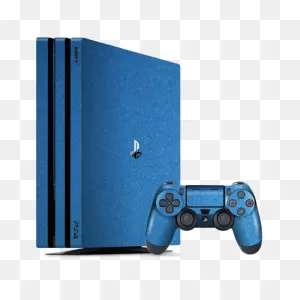 Playstation 4 Pro (Ps4 Pro) Matt Azure Blue Metallic Skin