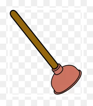 Toilet Plunger Royalty Free Vector Clip Art Illustration -Vc020226 ClipartFlare.com 