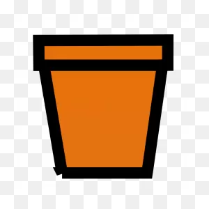 Simple Flower Pot Clip Art Green Flower Pot Clip Art - Empty ClipartFlare.com 