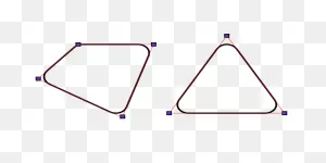 How To Calculate Rounded Corners For A Polygon? - Stack Overflow