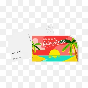 Custom Die-Cut Postcards In Any Shape You Want | 4Over4 ClipartFlare.com