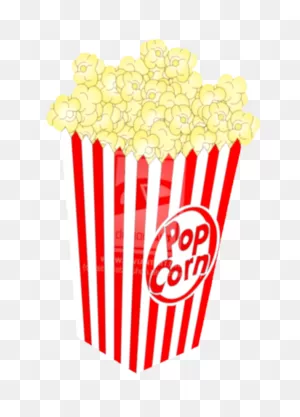 Illustration Transparent Art Box Snack Stripes Red. Pop Corn Png ClipartFlare.com 