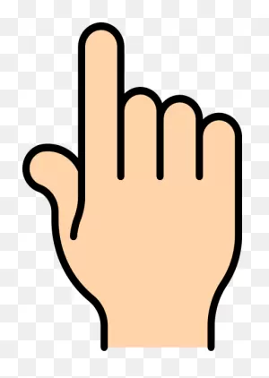 Finger Pointing Down Clipart - Clipart Suggest